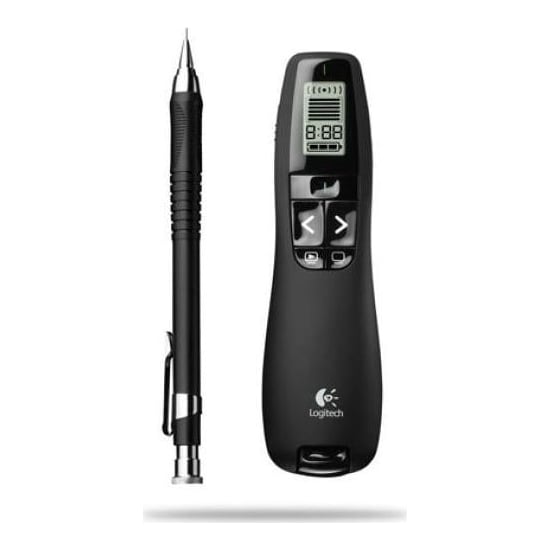 Presenter video Logitech R800 - Wireless, LCD timer, laser pointer