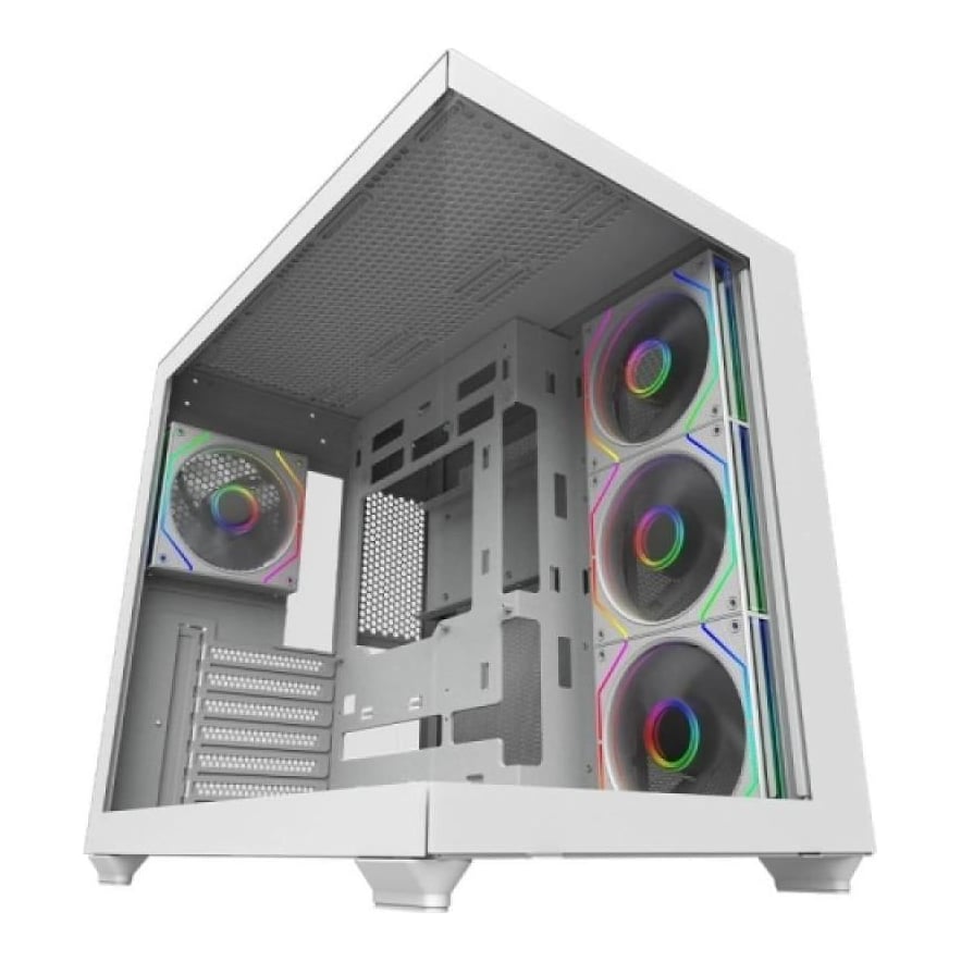 Carcasa AQIRYS Orcus, RGB, Mid Tower, White