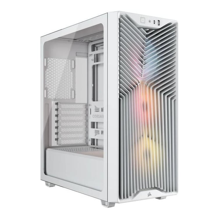Carcasa CORSAIR 3200D RS ARGB, RGB, Mid Tower, White