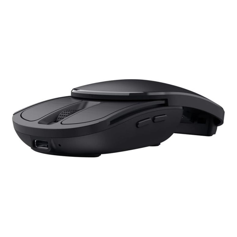 Mouse Wireless Trust Zylo Pocket Foldable, 2400 dpi, Negru