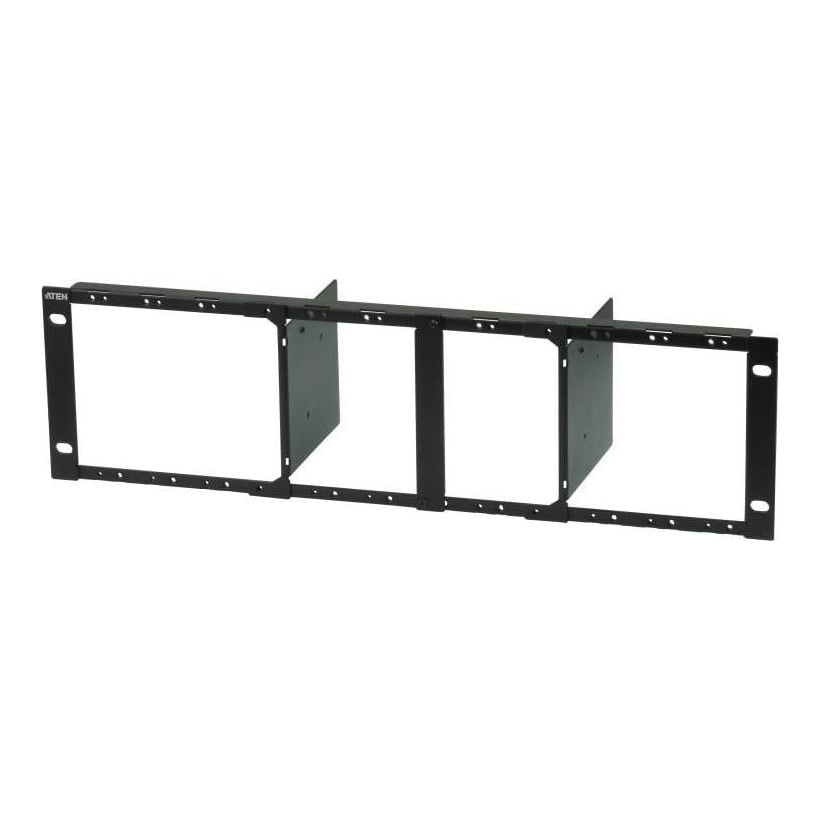 Rackmount kit video extender ATEN VE-RMK3U. Tipul: Kit montare, Culoarea produsului: Negru. Greutate: 2,33 kg