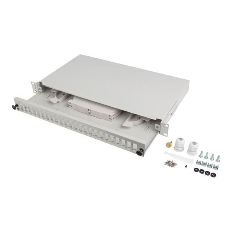 LANBERG Patch panel fibră rack 19" 1U 24x SC