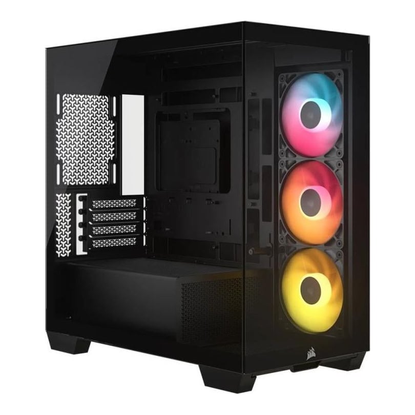 Carcasa CORSAIR 2800X RS-R ARGB, Micro Tower, Black