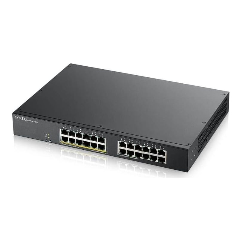 ZYXEL Zy GS1900-24, 24-port GbE L2, 12 Prt POE