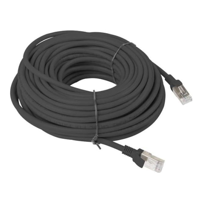 Patch cord Lanberg Cat.6 UTP 20 m negru