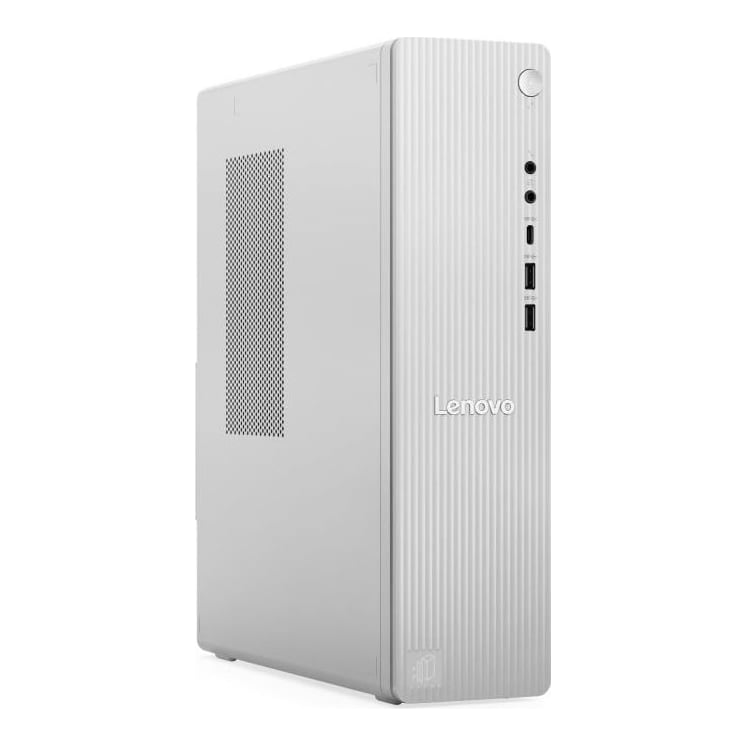 Desktop Consumer Lenovo IdeaCentre Tower 08AKP10 cu procesor AMD Ryzen AI 5 330 pana la 4.5 GHz, 8 GB DDR5, 512GB SSD, 820M, Fara OS, Gri, 2 ani Garantie