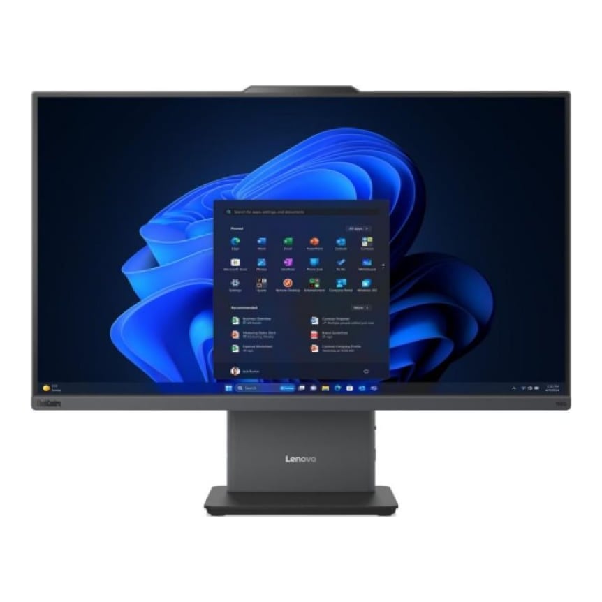 All-in-One Business Lenovo ThinkCentre neo 50a 24 Gen 6 LNL cu procesor Intel Core Ultra 7 256V pana la 5 GHz, 24 inch, FHD, 16 GB, Intel Arc Graphics 140V, FreeDos, White, 3 ani garantie
