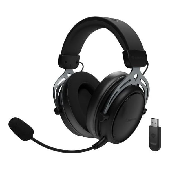 Casti wireless Genesis Toron 706, frecventa raspuns 20 - 20000 Hz, sensivitate -42 dB, timp reincarcare 4 ore negru