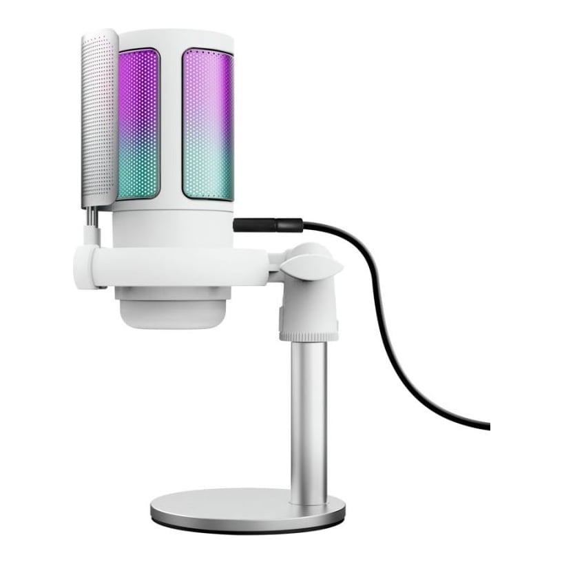 Microfon Trust GXT 238W Auron, tip Condenser, USB-C, LED backlight