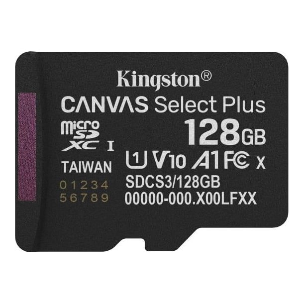 Kingston 128GB micSDXC Canvas Select Plus Gen3 15