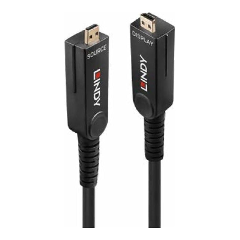Cablu Lindy, lungime 10m Micro-HDMI 8K60 LSZH, Maximum Resolution: 7680x4320@60Hz 4:4:4 10bit, Supported Bandwidth: 48Gbps, negru