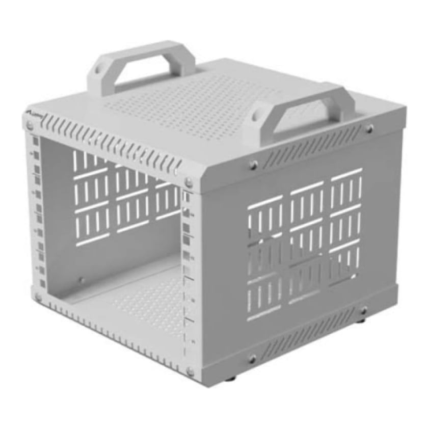 Open Rack 10" 4U 280X300 Lanberg, Self-assembly, material Cold-rolled steel, maximum load 60 kg, gri