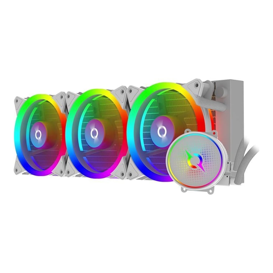 AQIRYS CPU Cooler Aquarius 360 AIO White ARGB