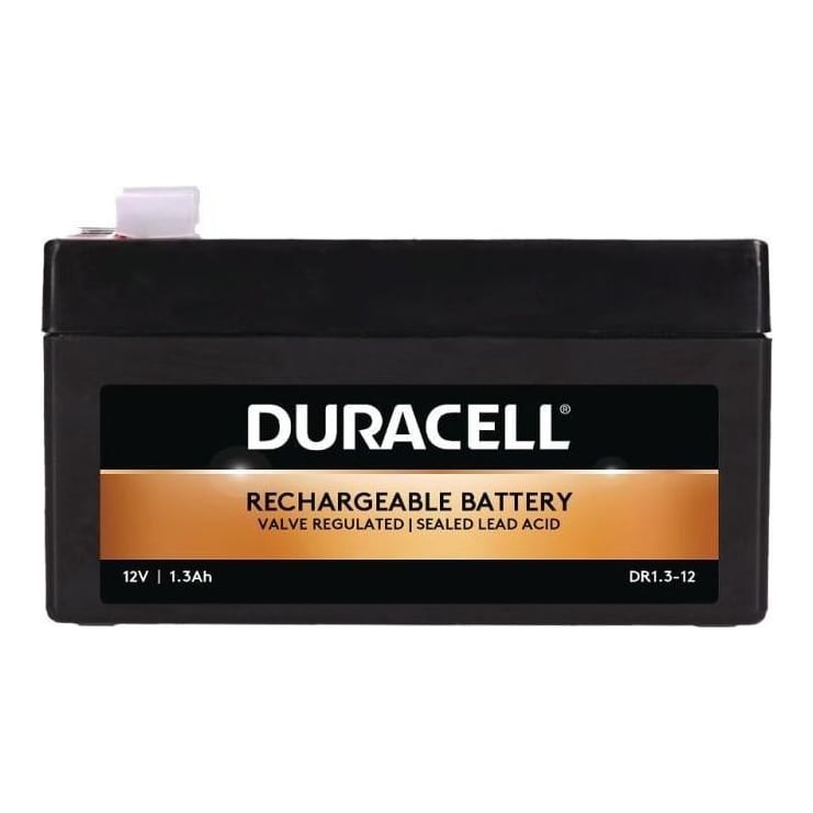 Security Battery Duracell, voltage 12V 1.3Ah VRLA, capacity 13000mAh