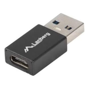 LANBERG Adaptor USB-C(F) 3.1 -> USB-A(M) negru L