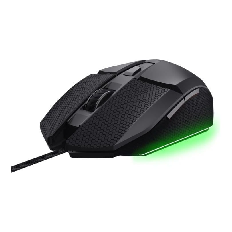 Mouse cu fir Trust GXT 121 Felox+, interfata USB-A, rezoluti 10000 DPI, iluminare, negru