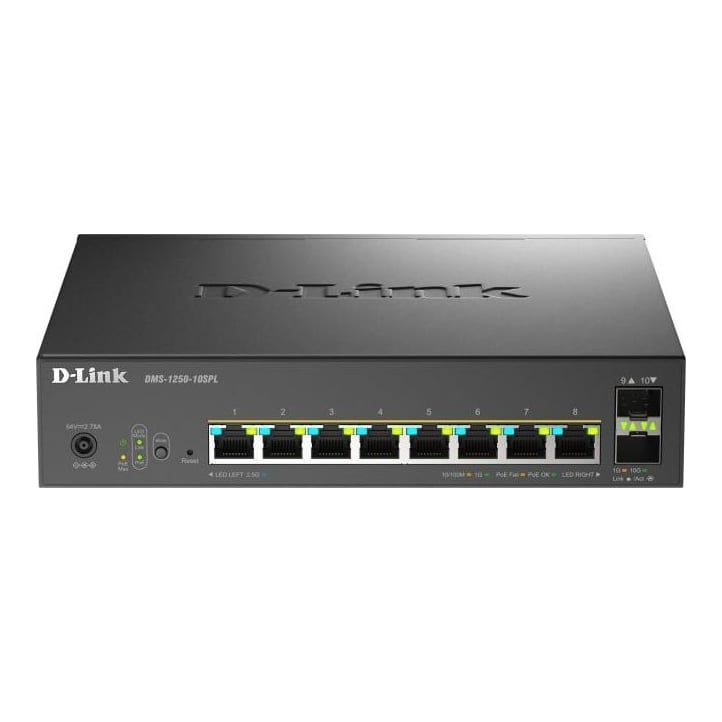 D-Link Dlink Sw 8P-GB 2P-SFP Smart Managed PoE