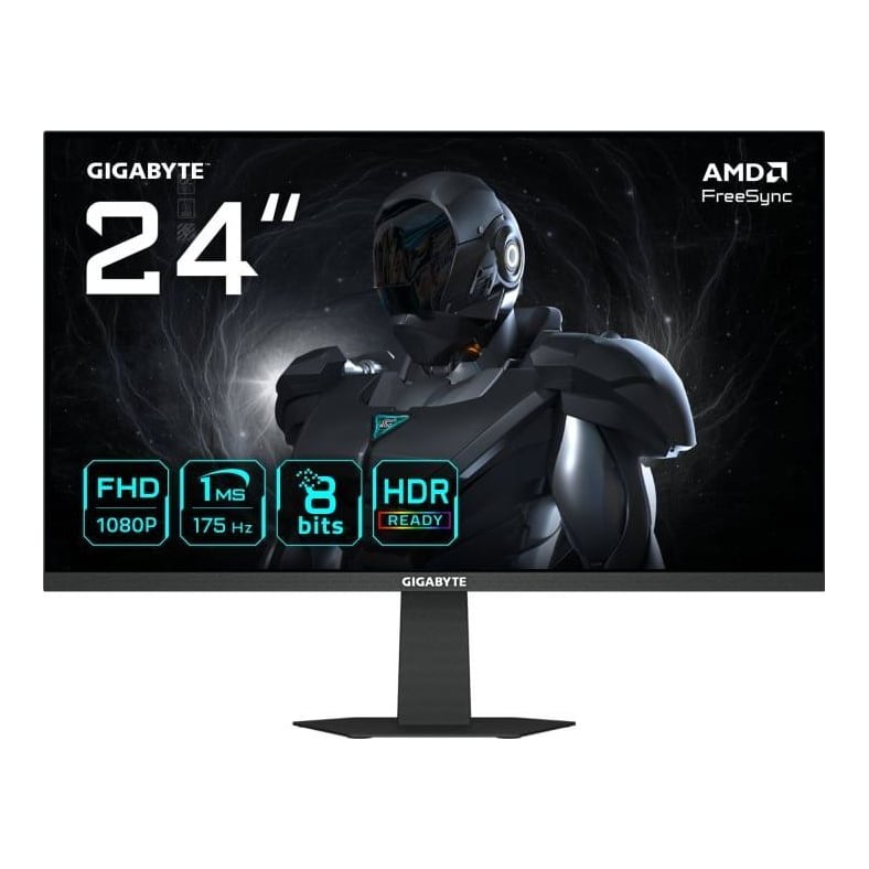 Monitor Consumer GIGABYTE GS24F14A, 23.8", 1920 x 1080 pixeli, Black