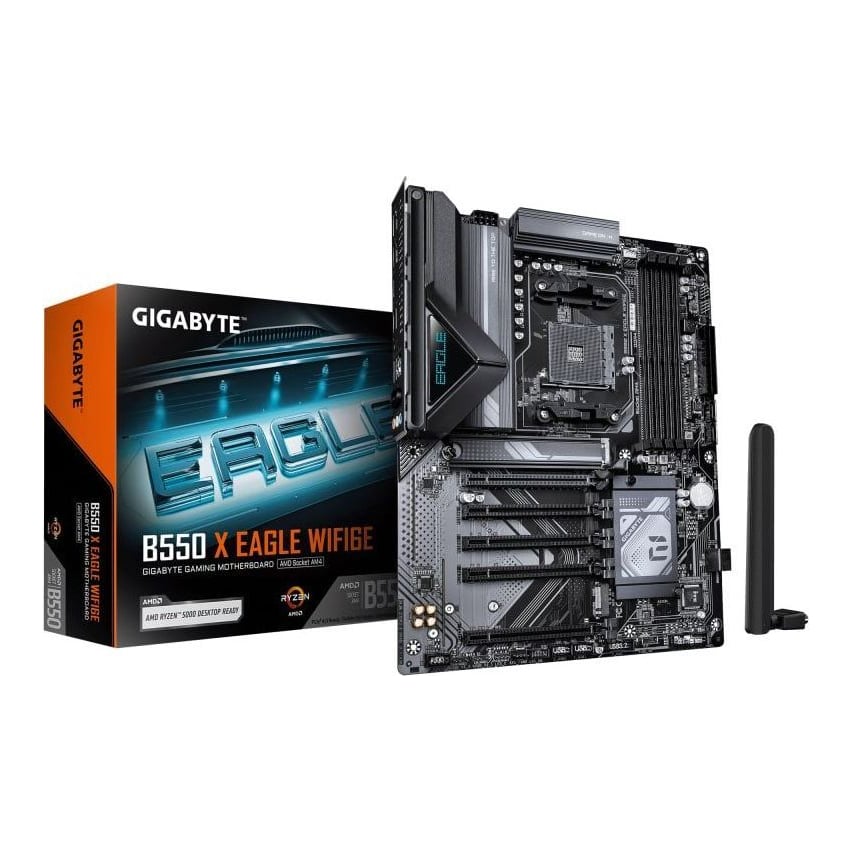 Placa de baza Gigabyte B550 X EAGLE WIFI6E, Socket AM4, DDR4, ATX