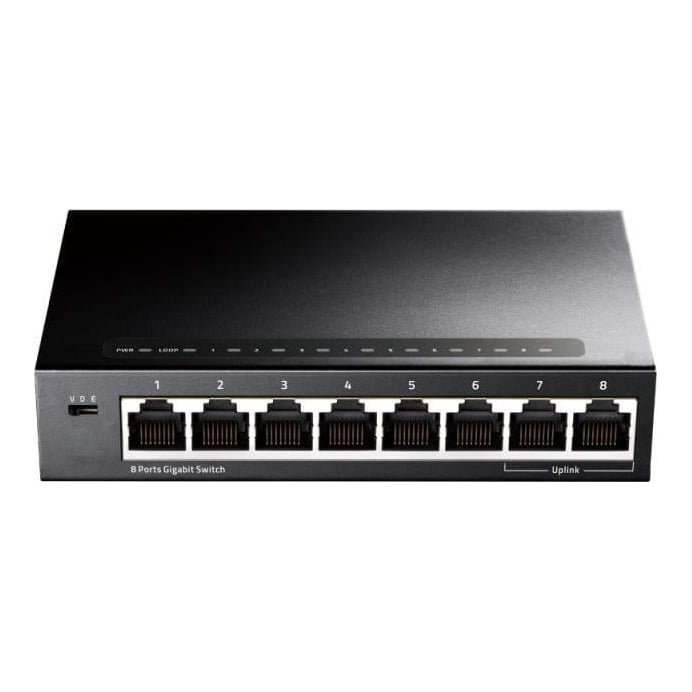 CUDY 8-Port Gigabit Metal Switch