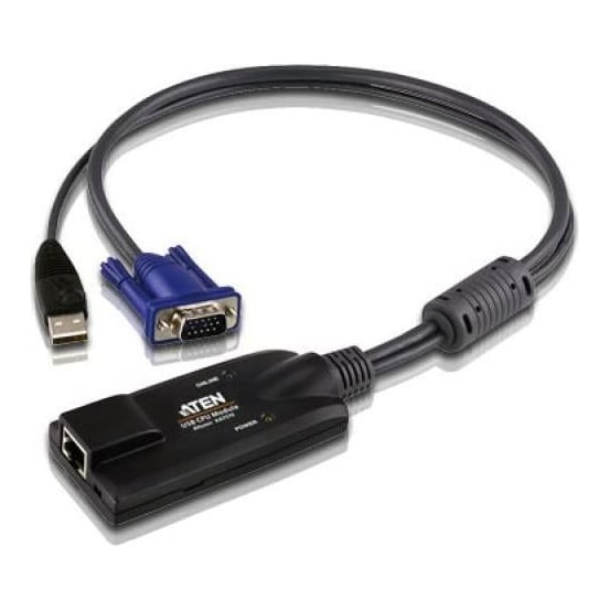 Adaptor KVM USB-VGA ATEN KA7570-AX. Tastatură de tip port: PS/2, Mouse tip de port: PS/2, Video Type portul: VGA. Greutate: 125 g, Lăţime de ambalaj: 42 mm, Adâncimea de ambalaj: 124 mm. Dimensiuni(LxAxI): 43 x 90 x 21,8 mm. Greutate netă ambalaj principal: 5 kg, Lățime cutie ambalaj (exterior): 270