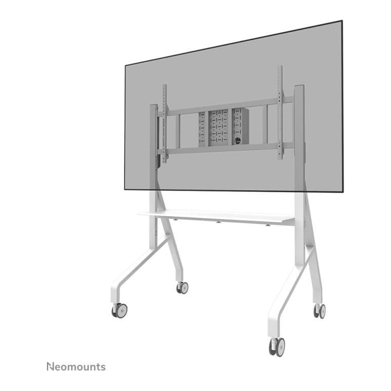 NEOMOUNTS Stand podea mobil/fix 65-110" 125kg alb