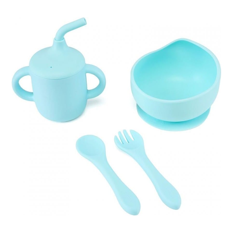 Set 4 piese din silicon,blue, U-Grow