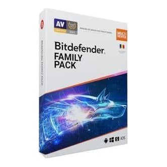 BITDEFENDER Lic Bit Family Pack 15 Disp 2ANI Retail