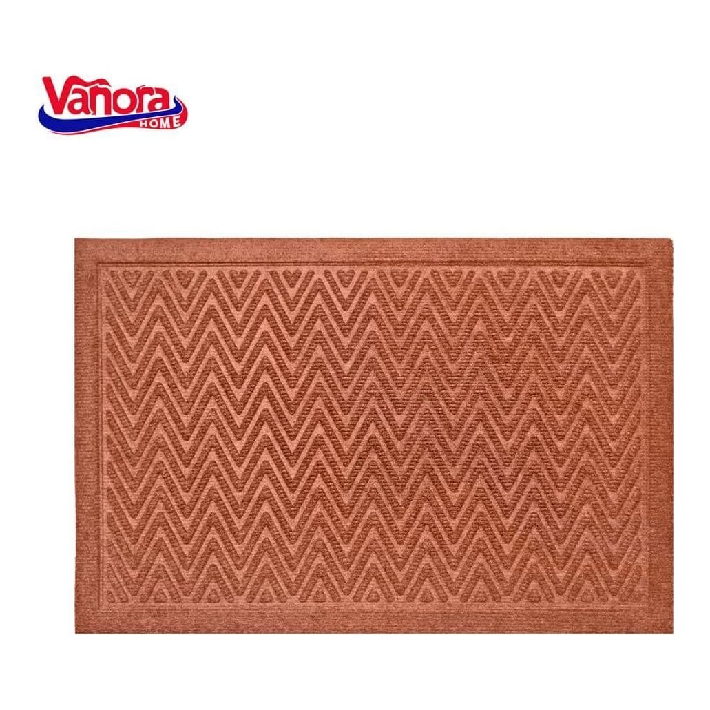VANORA Covoras Intrare 40X60 Cm Textil+cauciuc, Classic Maro