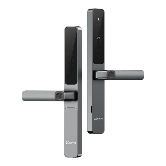 YALA ELECTRONICA EZVIZ DL06 PRO, Comunicare: 2.4GHz Wi-Fi, Bluetooth Putere de lucru: 1,450 mAh Baterie reincarcabila Lithium Temp de functionare: -25 °C to 70 °C (14 °F to 131 °F), Dimensiuni: Corp: 53.5 × 22.5 × 13.5 mm, Magnet 32.0 × 10.5 × 13.5 mm, greutate: 80g.
