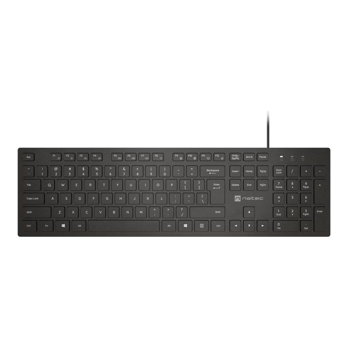 Tastatura Natec Herring Slim, negru