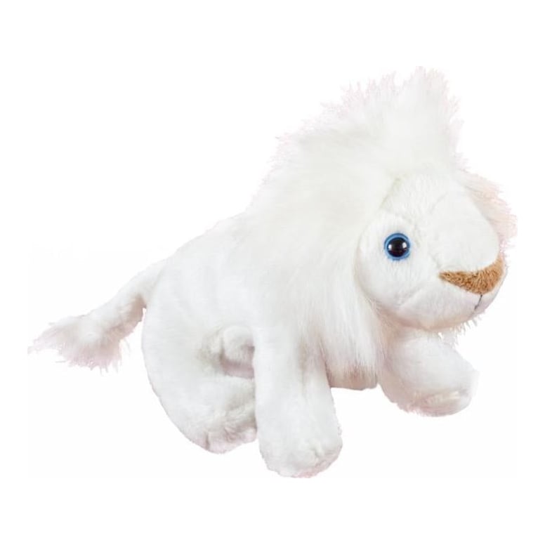 MomKi Pluș leu alb, 14 cm