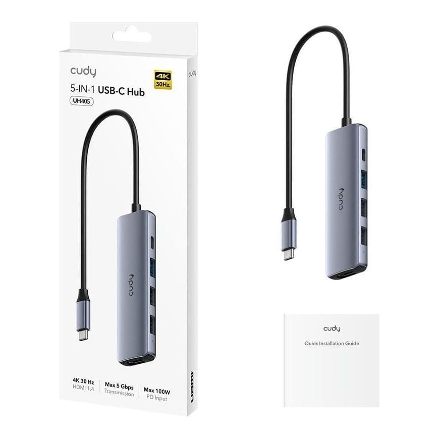 Cudy 5-IN-1 USB-C Hub With 4K HDMI