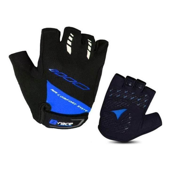 PEGAS Manusi B-race Cu Gel Negru/Albastru, S