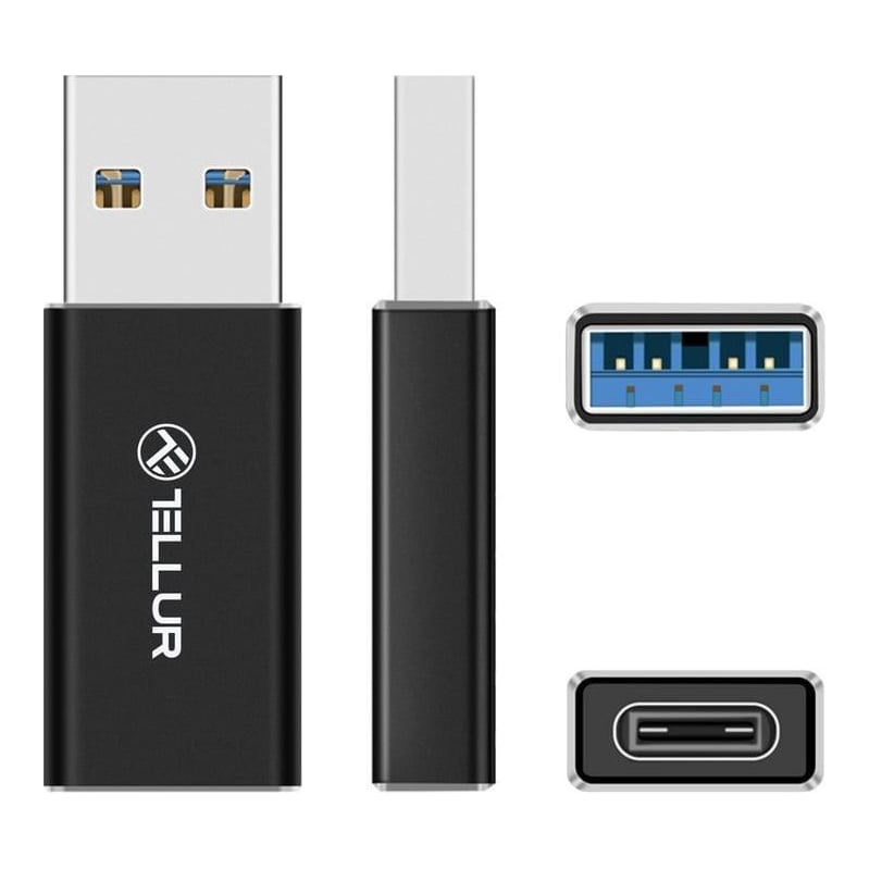 Adaptor Tellur USB-A la USB-C