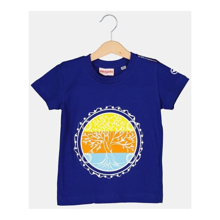 PEGAS Tricou Roata Familie Copii Royal Blue
