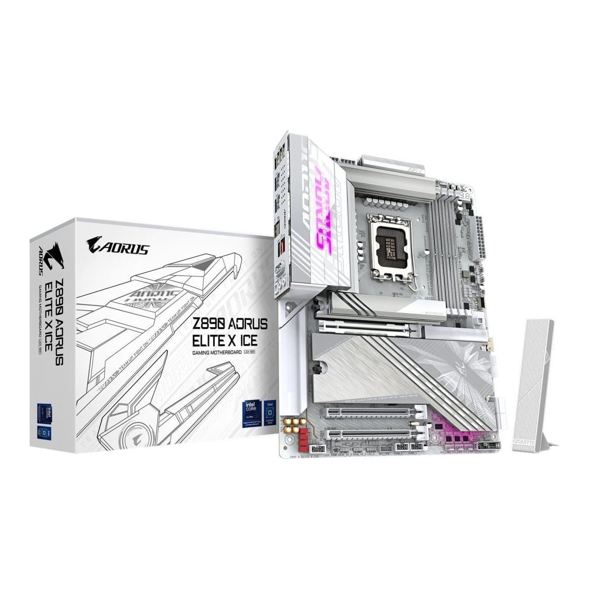 Placa de bază Gigabyte Z890 AORUS ELITE X ICE LGA1851