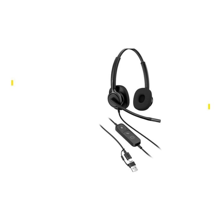 Casti Head-band HP Mission 425, Wired, noise-canceling, negru
