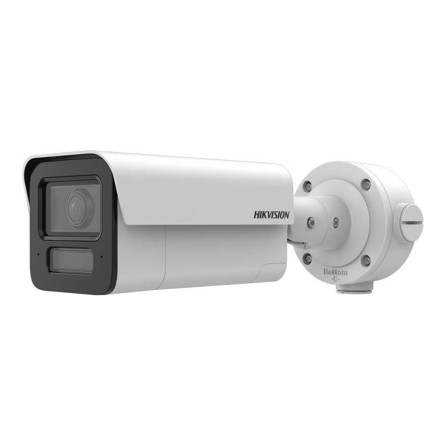 Camera de supraveghere IP Bullet 4MP Hikvision IDS-2CD5T47G2/V- XS(2.8MM), lentila fixa 2.8mm, iluminare min: Color: 0.0014 Lux @ (F1.0, AGC ON),B/W: 0.0005 Lux @ (F1.0, AGC ON),B/W: 0 Lux cu lumina alba, IR: 80m, microfon incorporat, difuzor incorporat, interfata audio: 1/1, alarma: 1/1, slot card