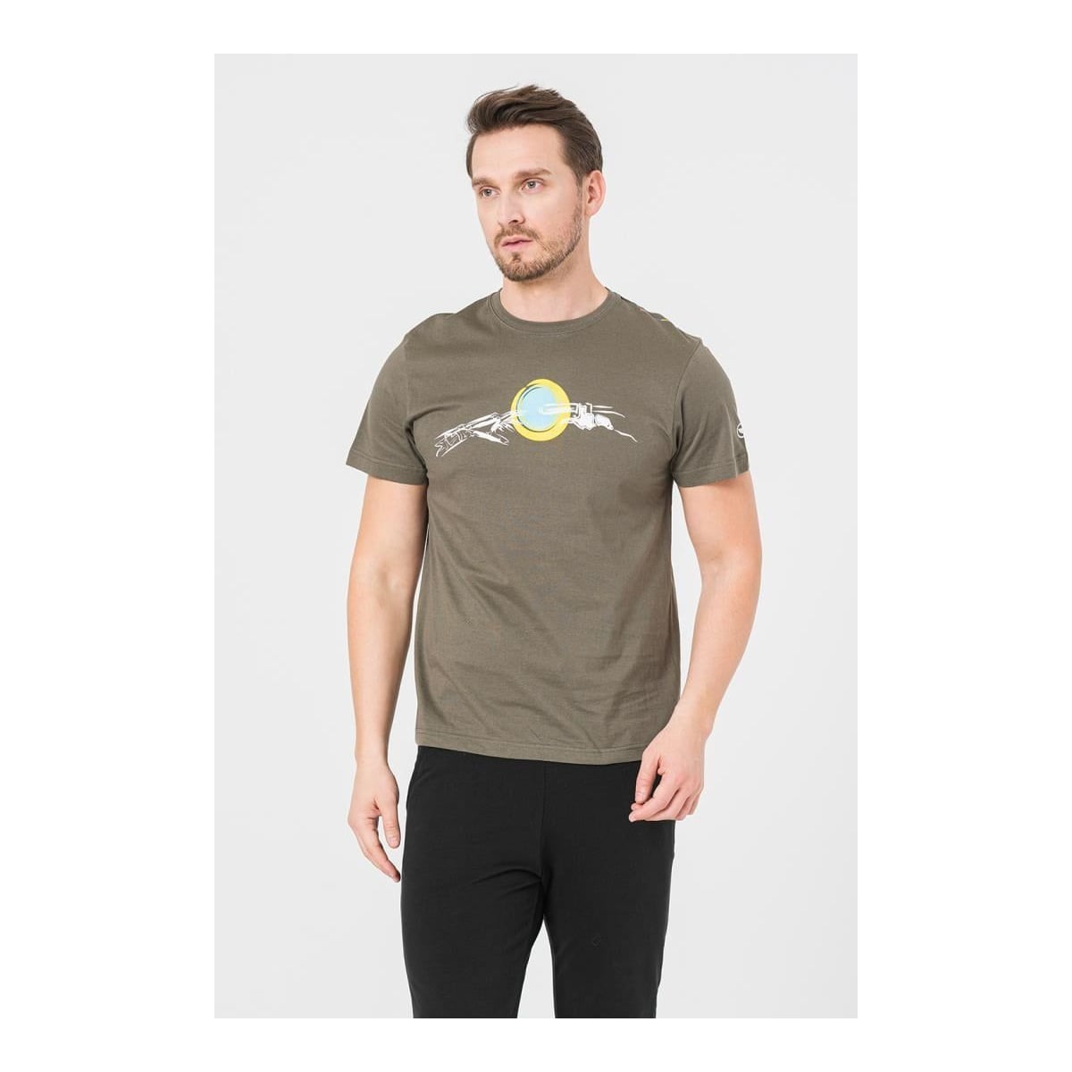 PEGAS Tricou Casual Mana Bicicleta Barbati Cas