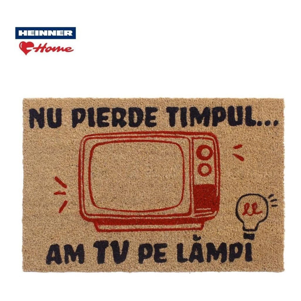 HEINNER Covoras Intrare Cocos 60X40 Cm, Fun, Tv