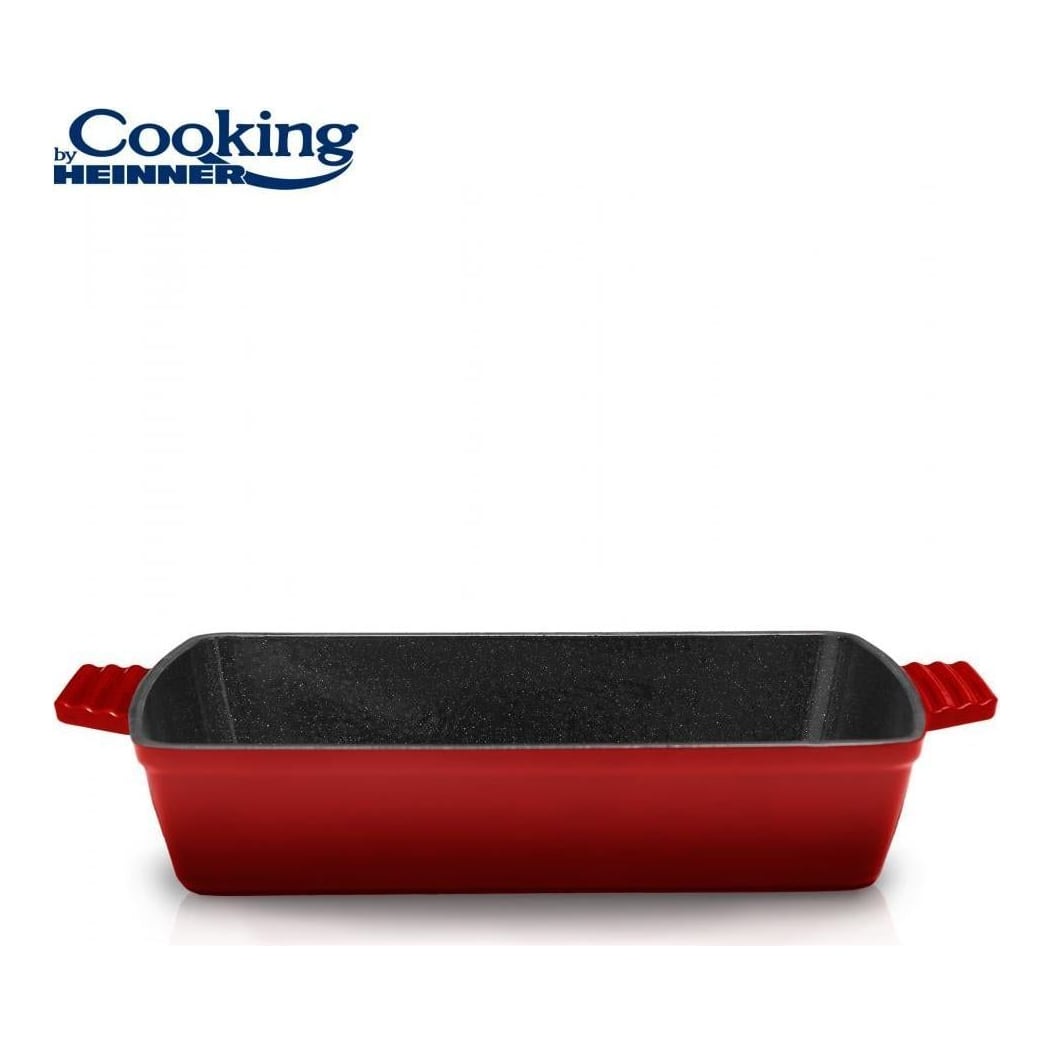 HEINNER Tava Fonta EMAILA.33X23X7 Cm, Red Line