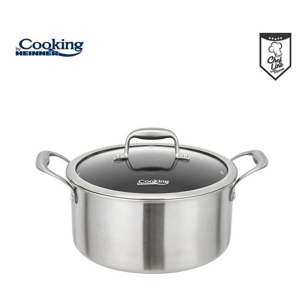 HEINNER Semioala Inox+capac 24X12CM,5L,TITANIUM3
