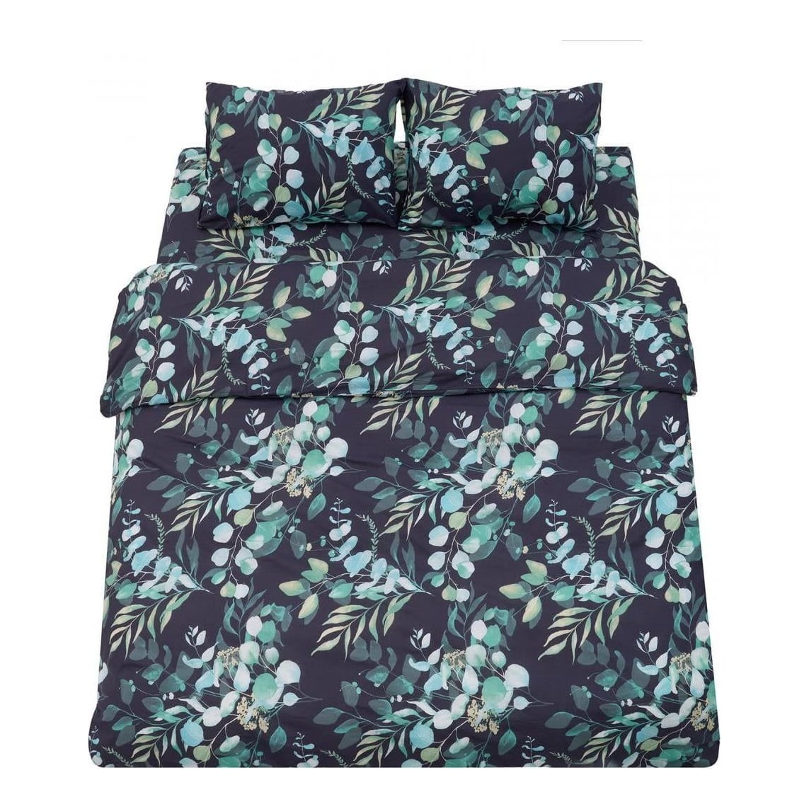 VANORA Set de pat king size bumbac, 92 gsm,Jade
