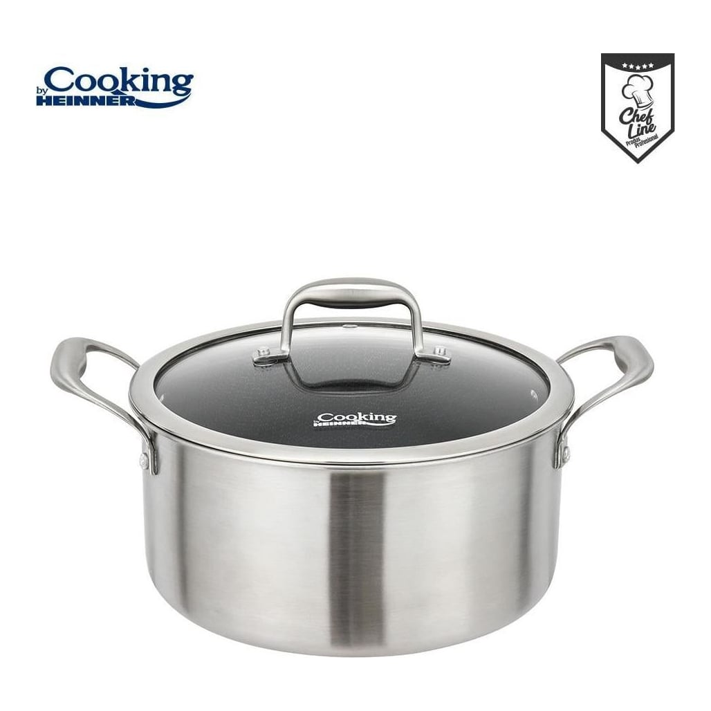 HEINNER Semioala Inox+capac 28X13CM,7L,TITANIUM3