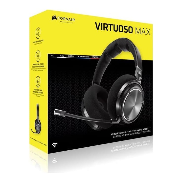 Corsair Casti Gaming Cr Virtuoso Max Wir Carbon