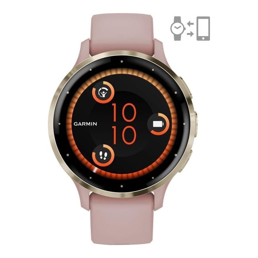 Ceas Garmin Venu 3S Pink Dawn/Soft Gold