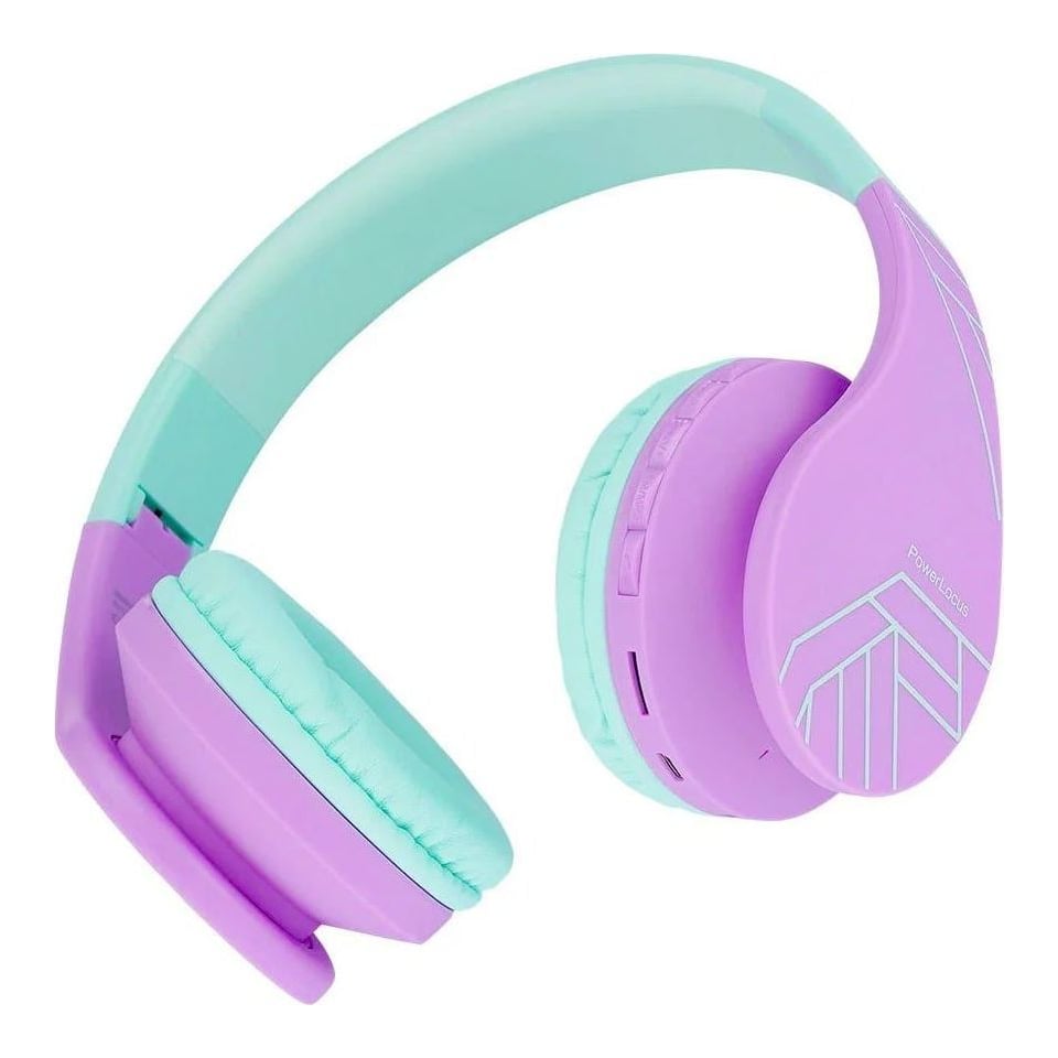 Casti Head-band PowerLocus P1KIDS, Wireless, Albastru