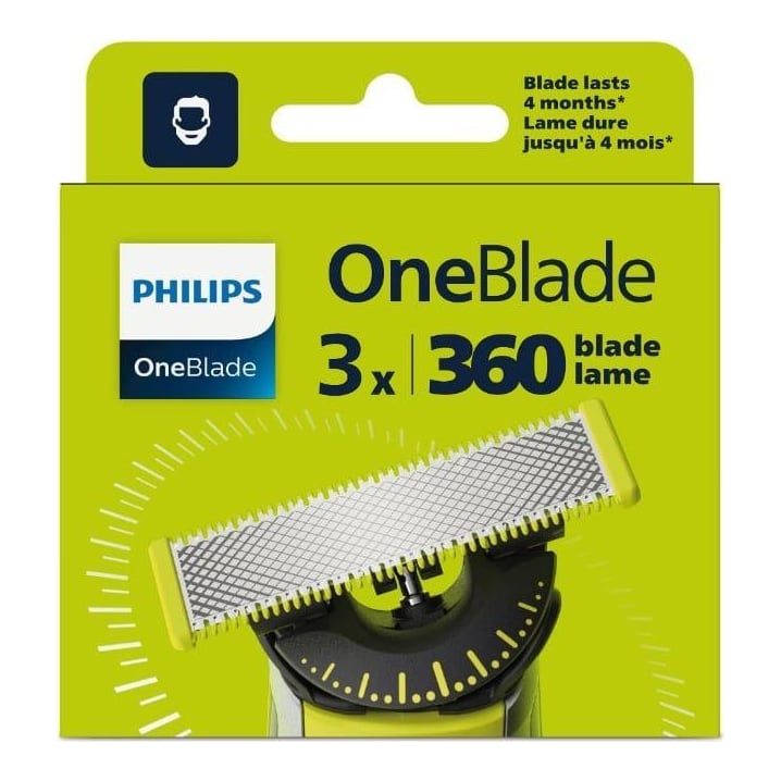Set 3 Rezerve Oneblade Philips QP430/50
