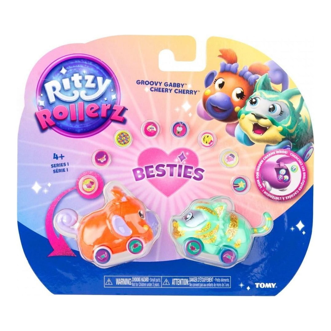 TOMY Ritzy Rollers Monkey and Tiger